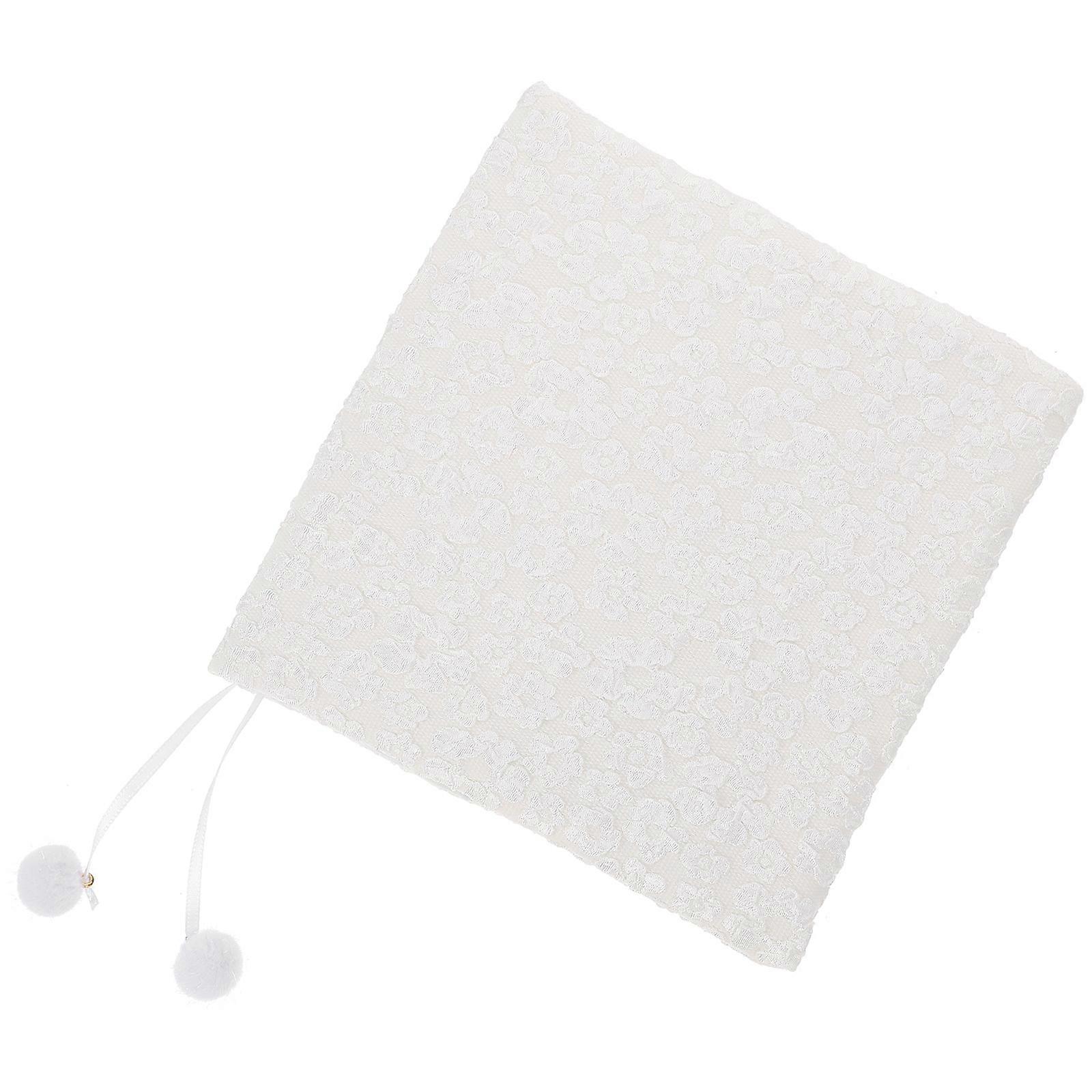 White Decorative Book Cover for Notebook Protective Use 5Pcs Pack