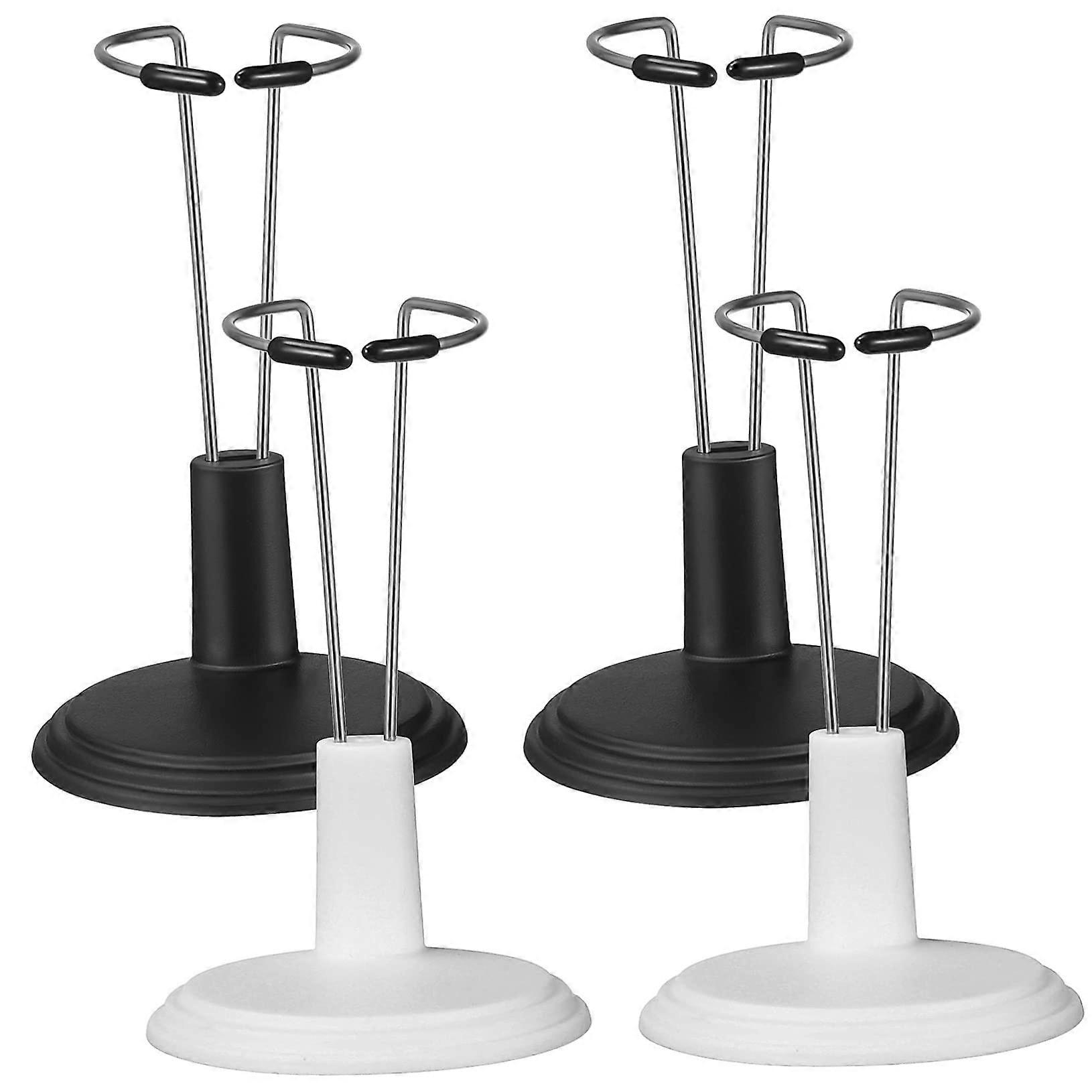 4 Pcs Adjustable Doll Stands 15cm Stable Upright Support for Action Figure Display