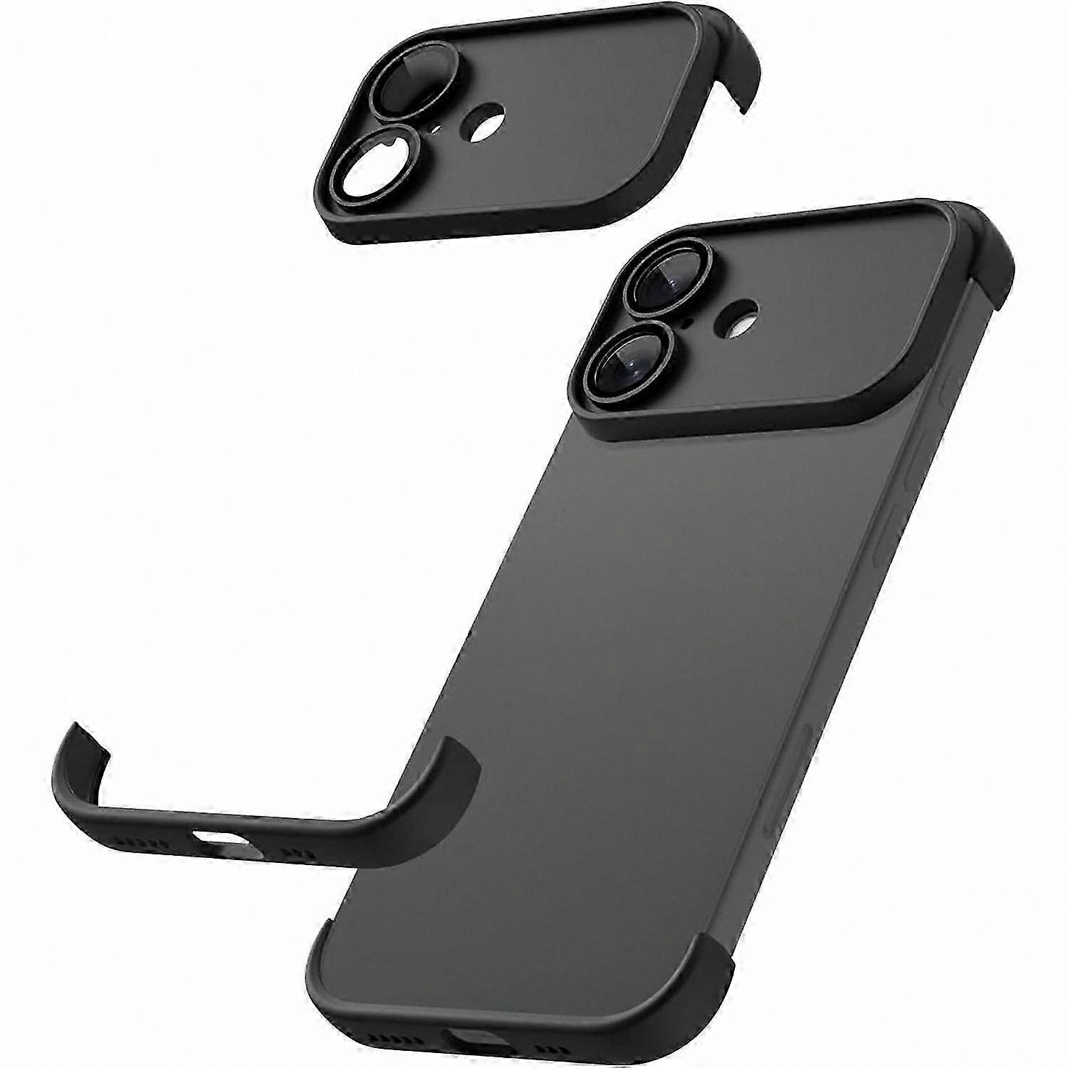 17 Case Frameless Bumper Cover with Camera Lens Protector