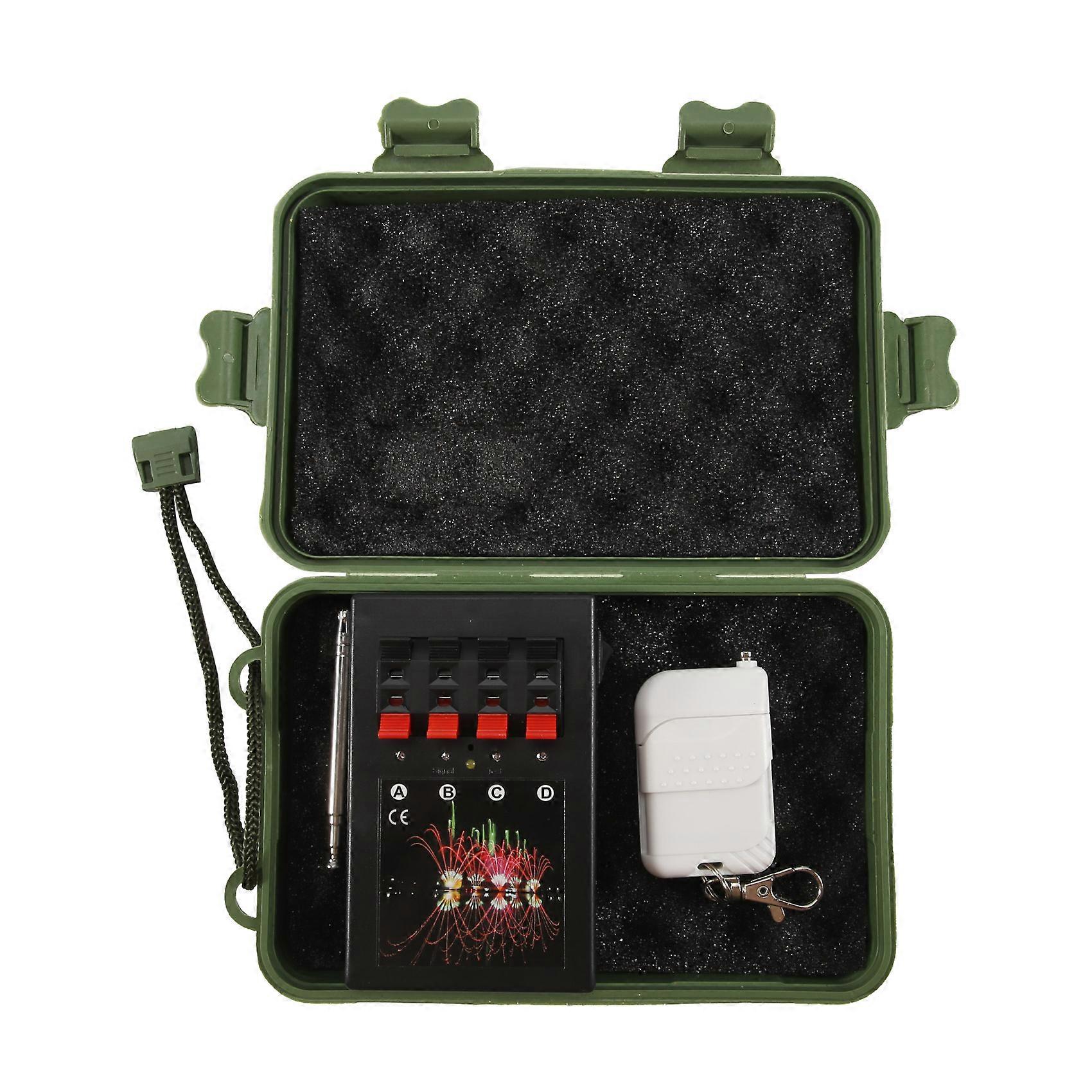 Firework Firing System 4CH Smart Wireless Remote Safety Igniter Electronic Wire for Stage Wedding