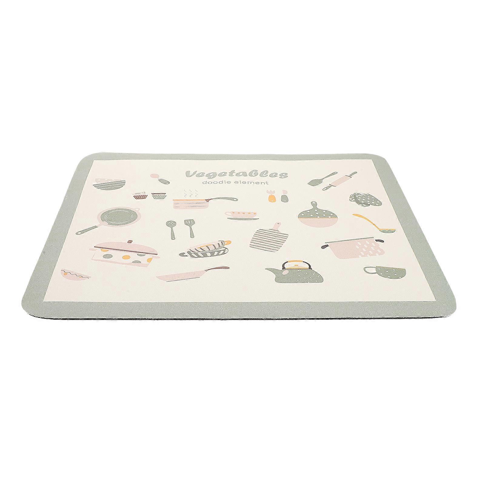 Polyester Dish Drying Mat Kitchen Drying Mat for Home 5Pcs Multi-Color