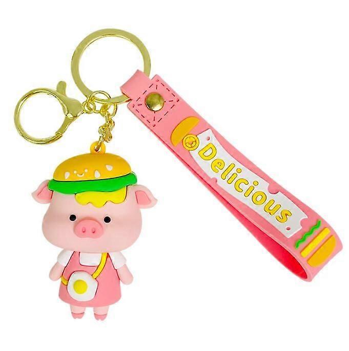 (yellow)burger Helmet Piggy