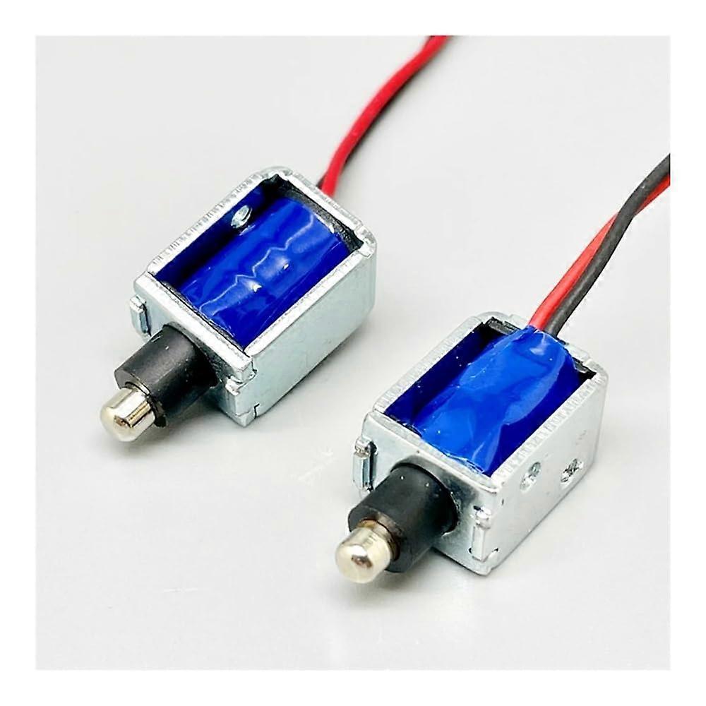 Mini Solenoid Lock DC 3V 5V 6V Push Pull Electromagnet for Smart Door Quick Lock Activation
