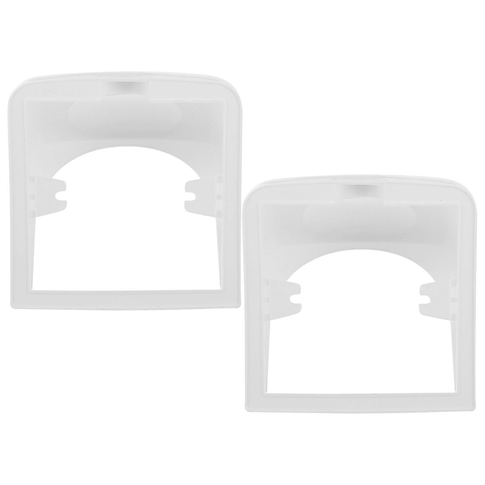 2pcs Wall Socket Cover Waterproof Outlet Case Rain-proof  Socket Protector for Outdoor Yard