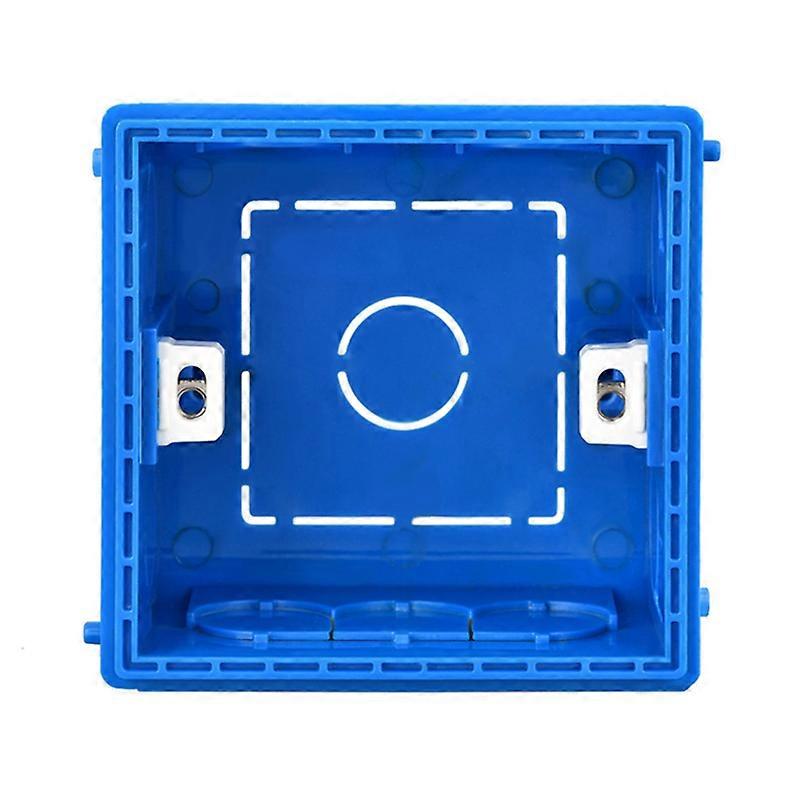 Wiring Back Box Socket Installation Box 86MM*86MM*50MM Wall Mounted Junction Box Electrical Adjustable Box Plastic Concealed
