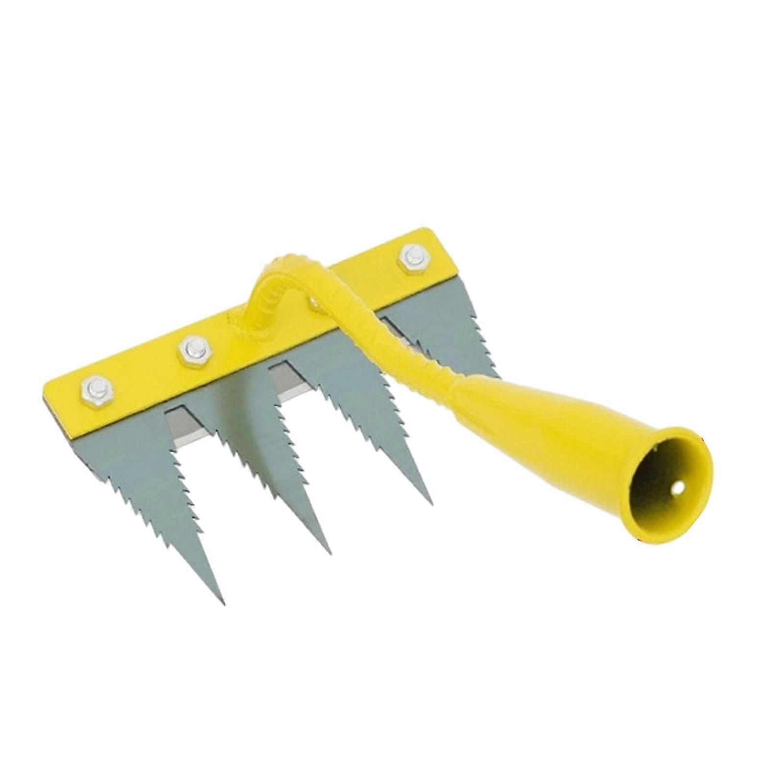 Weeding Rake - High Carbon Steel Teeth - for Garden & Vegetable Patch