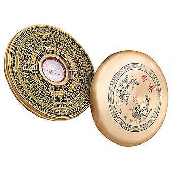 Brújula portátil china de cobre para uso en exteriores, 2 unidades, brújula vintage