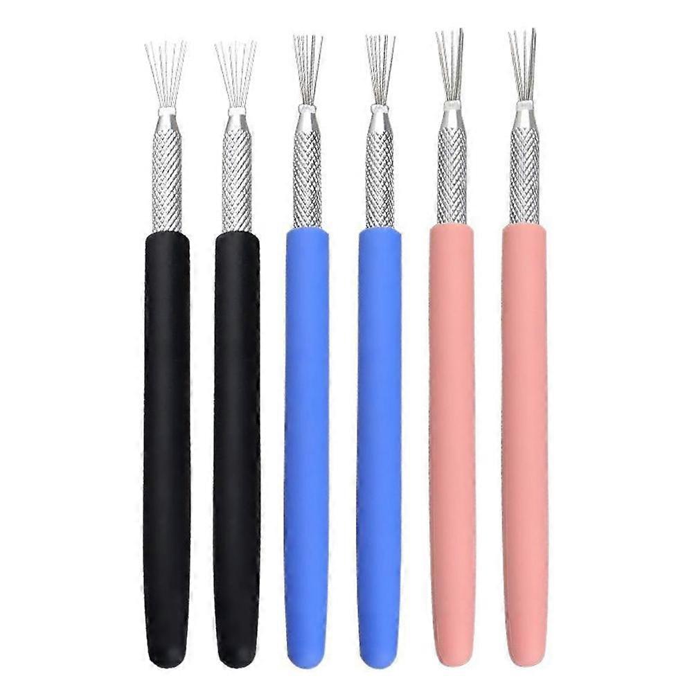 Soft Clay Tools for with 6Pcs Needle Brushes for Crafting