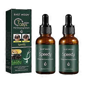 2x 7days Hair Growing Serum, Anti-detachment,hair Development 30ml