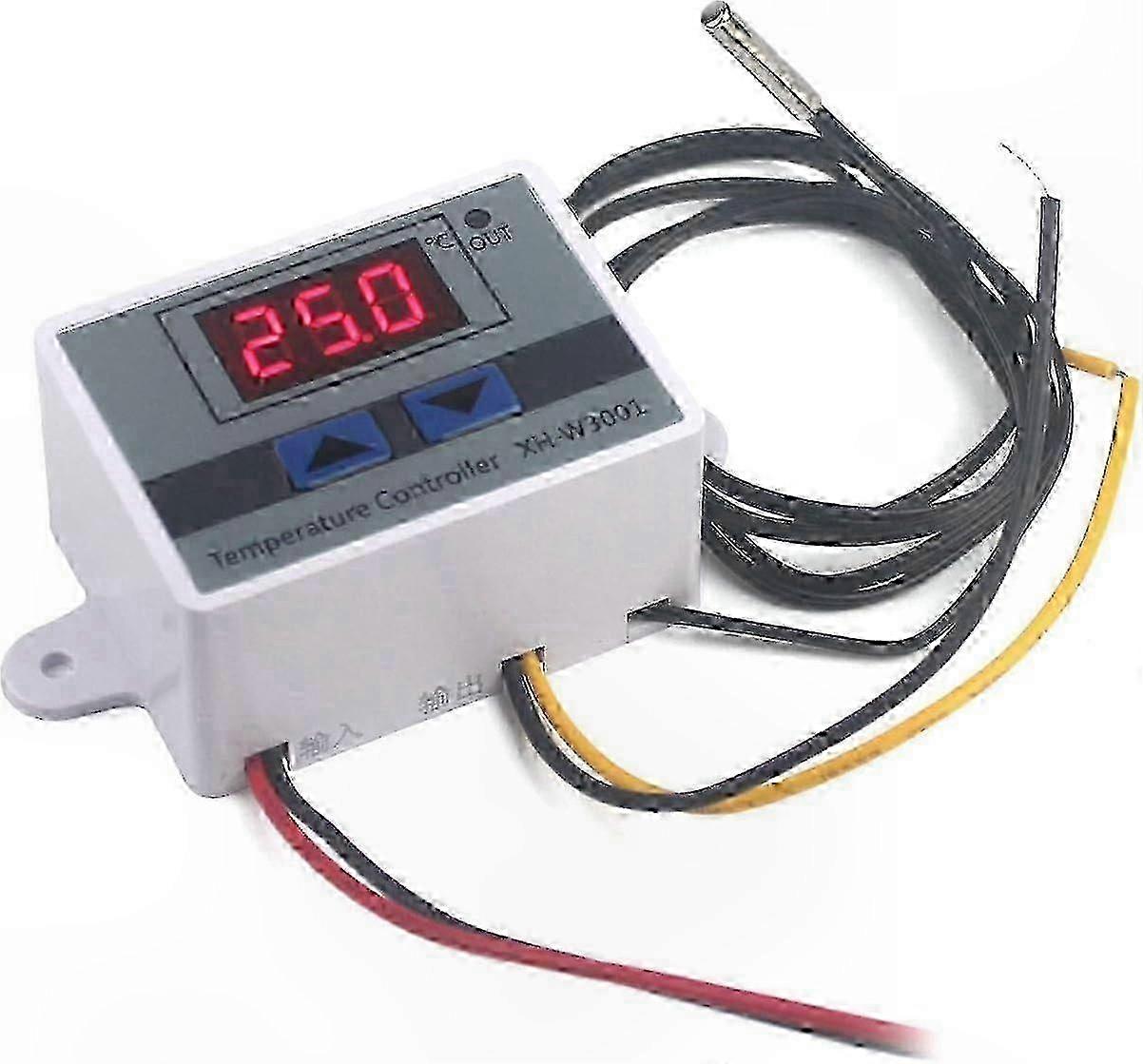 Programmable Thermostat for Heating and Cooling, 220V Digital Temperature Control System