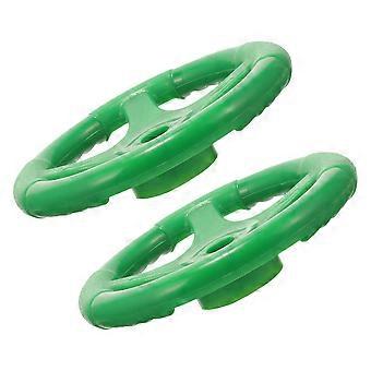 2pcs Jouet Voiture Remplacement Volant Portable Volant Voiture Volant Balançoire Voiture Roue Bascule Voiture Roue Voiture à bascule Roue