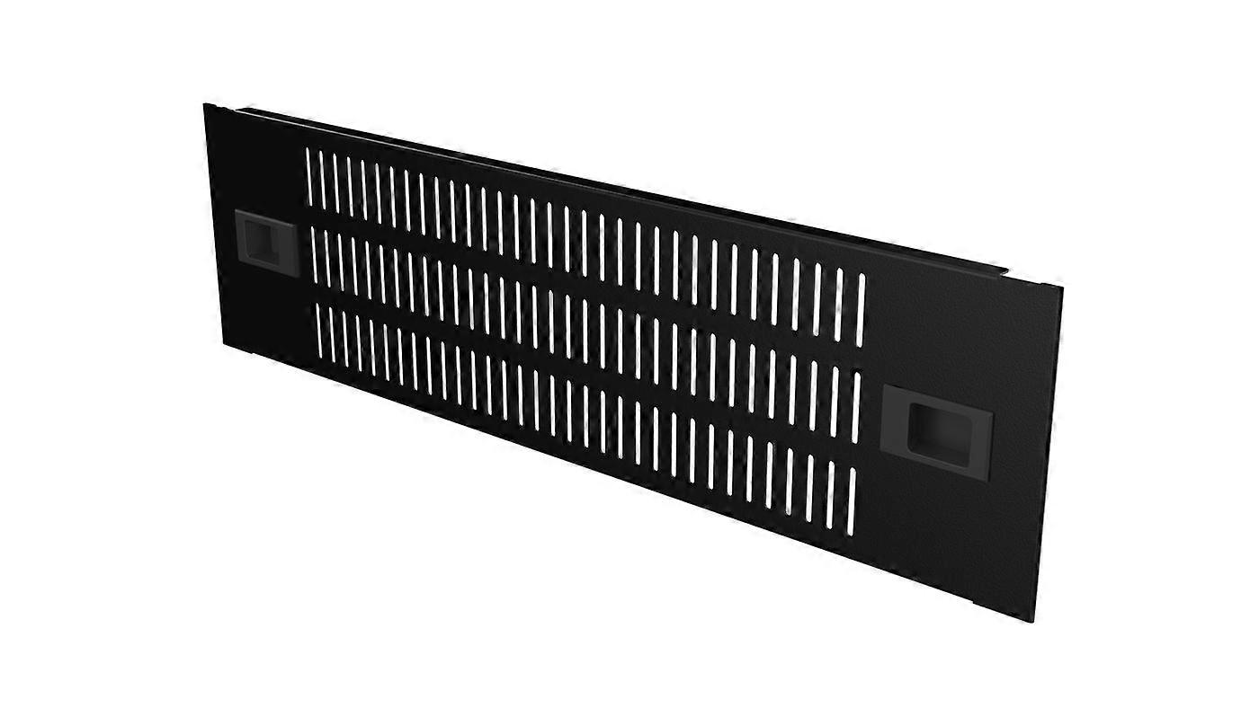 Lanview by Logon 2U 19" SNAP LOCKING VENTED BLANK PANEL BLACK