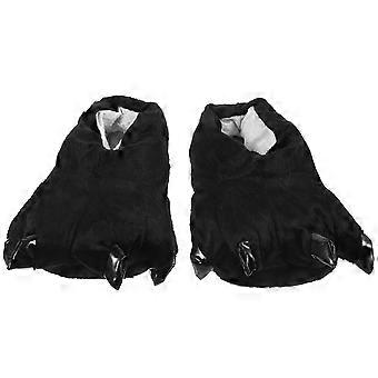 1 paar warme pantoffels dierlijke klauwpantoffels Indoor pantoffel katoenen pantoffels cartoonschoenen voor volwassenen vrouwen (maat 35-39)