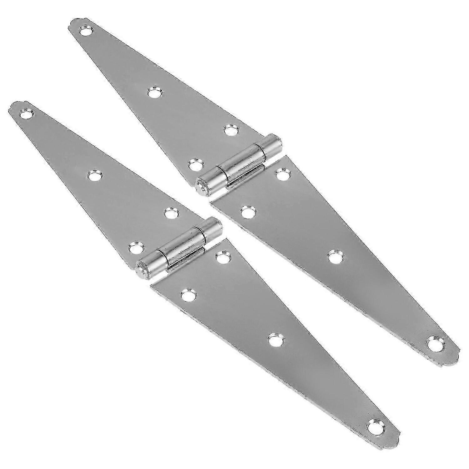 2pcs Strap Hinge 250mm Heavy Duty Hinge Gate Hardware Decorative Strap Hinge