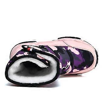Zimowe buty zimowe dla dzieci Ciepłe botki Antypoślizgowe buty zimowe dla chłopców dziewcząt 118