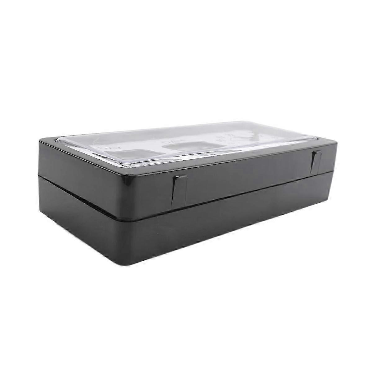 Mechanical Alarm Clock Novelty Flip Clock Desktop Digital Clock,Black