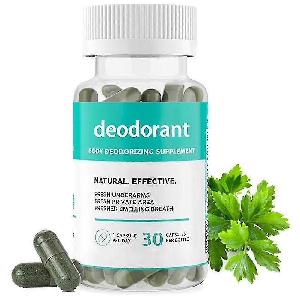 Internal Body Deodorant Chlorophyll Capsules Body Deodorizing Supplement-