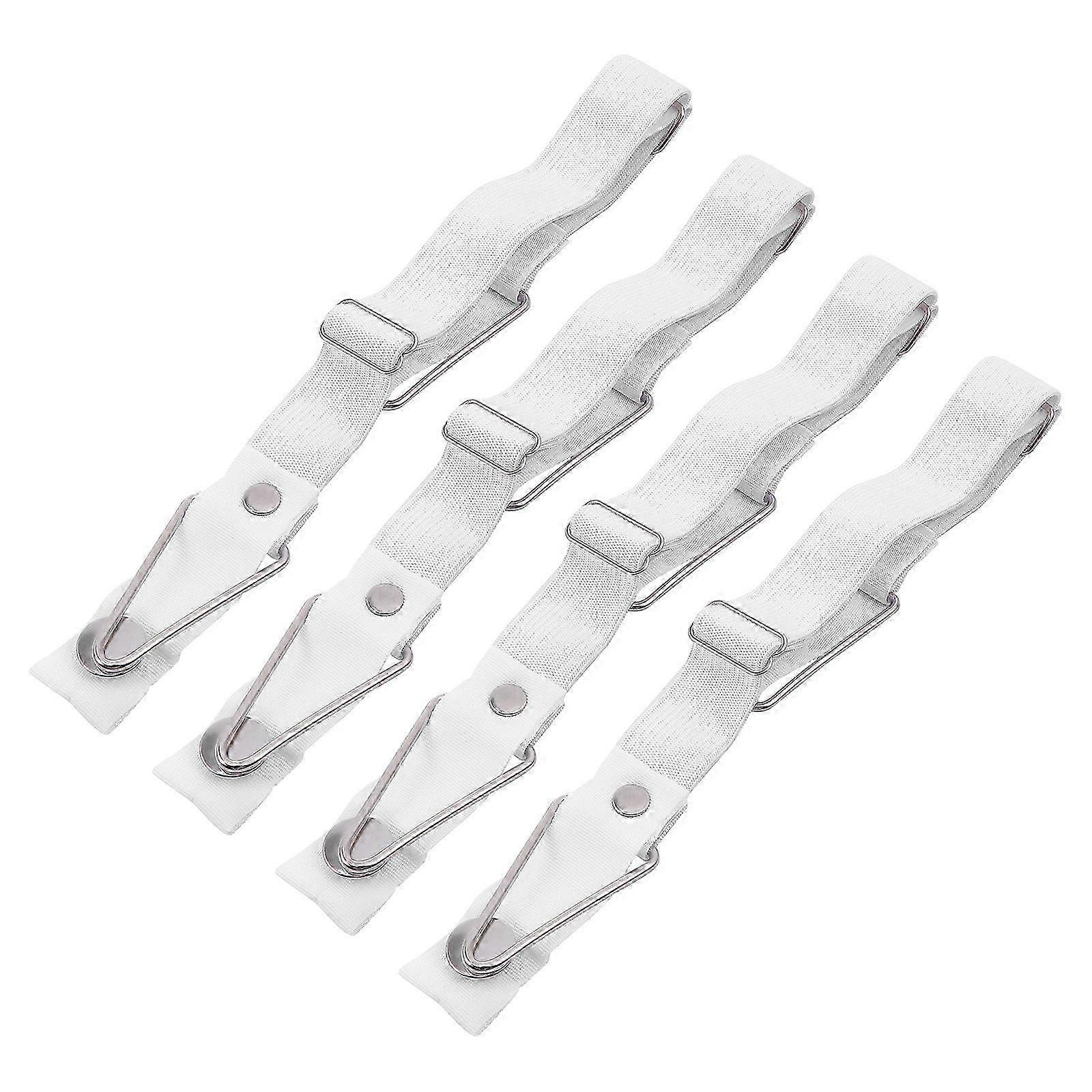 4Pcs Bed Sheet Holders Adjustable Fitted Sheet Clips Quilt Fastener Clips