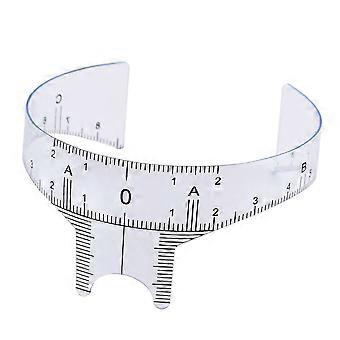 10-Piece Eyebrow Ruler Set for Precise Symmetry Measurement and Flexible Brow Shaping Template