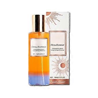 Cherry Sandalwood Perfume 100ml - Long-lasting Floral Woody Fragrance Mist for Women and Daily Use