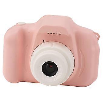 Kids Camera with Lanyard Pink 200mah Portable High Definition Kids Video Recorder Compatible With Boys Girls