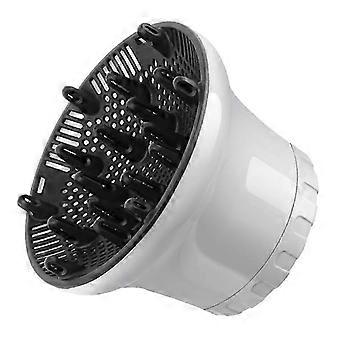 4.2-8cm,WhiteUniversal Hair Dryer Diffuser Adjustable Interface Fits All Hair Dryers compatible with Curly or Wavy Hair Styling Accessories