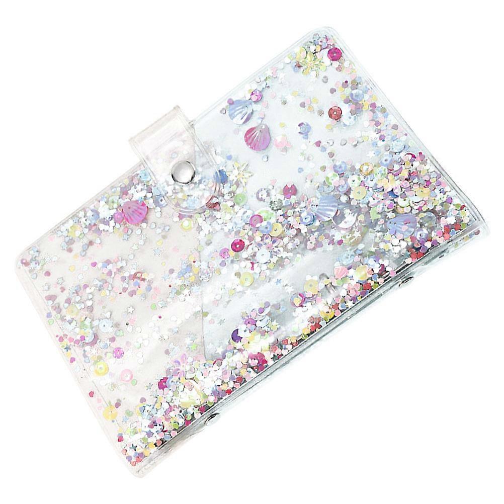 Loose-leaf Notebook Shell Sequin Binder Planner Cover Notepad Shell Personal Scrapbook Binder