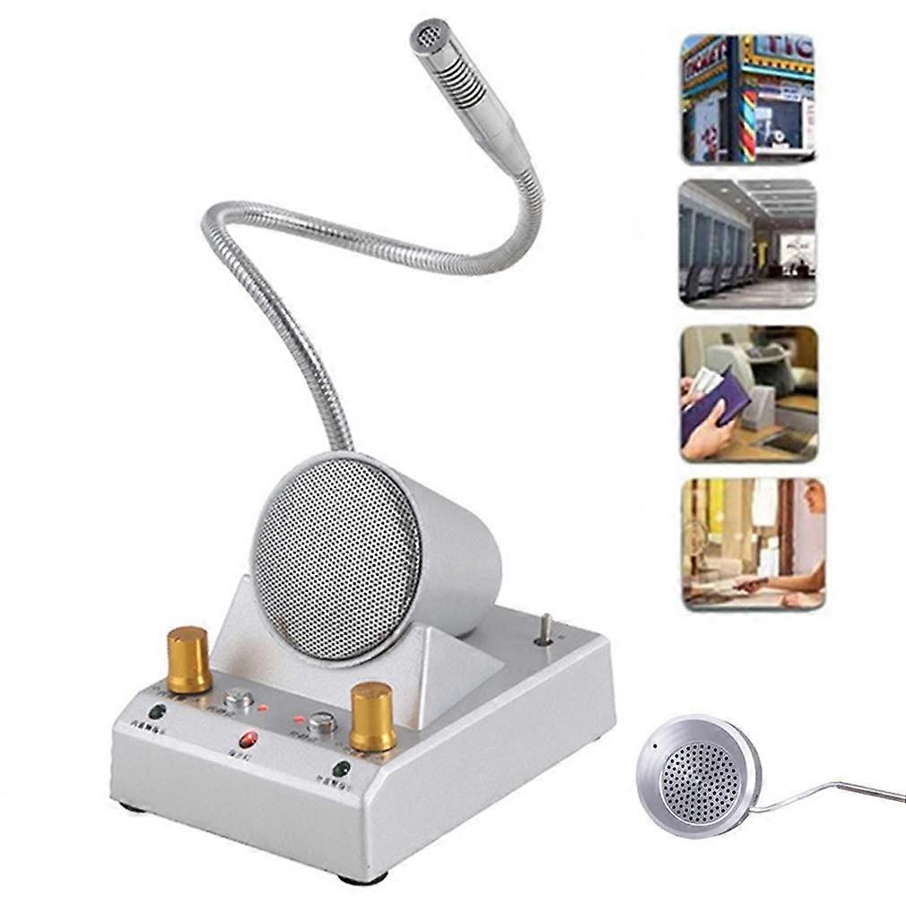 Window Intercom System with Clear TwoWay Communication and AntiInterference for Business