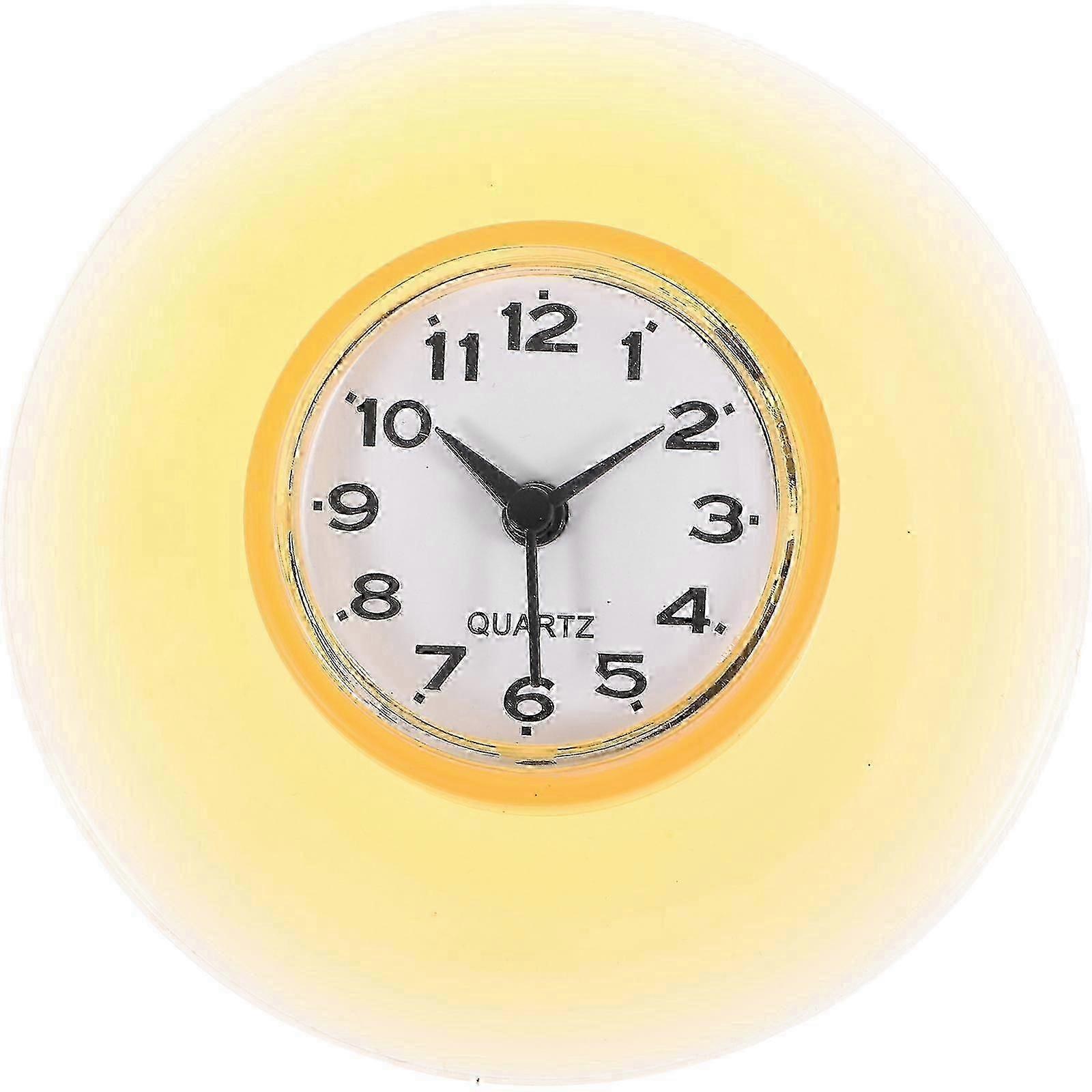 Bathroom Clock Waterproof Shower Clock Suction Cup Table Clock for Kitchen yujy