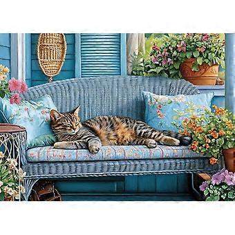 Cat on the Porch Jigsaw Puzzle CYQL-236