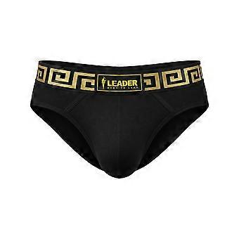 LEADER Invictus Brief Black-Gold | Men's Underwear | Men's Briefs