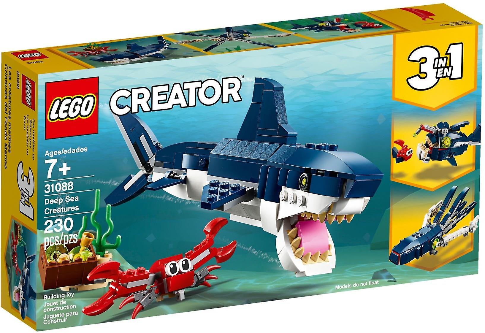 LEGO Creator 3in1 Deep Sea Creatures Set 31088