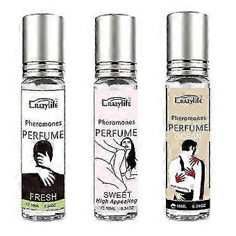 3st 10ml parfym långvarig feromon eau de toilette färsk söt havsdoft män kvinnor