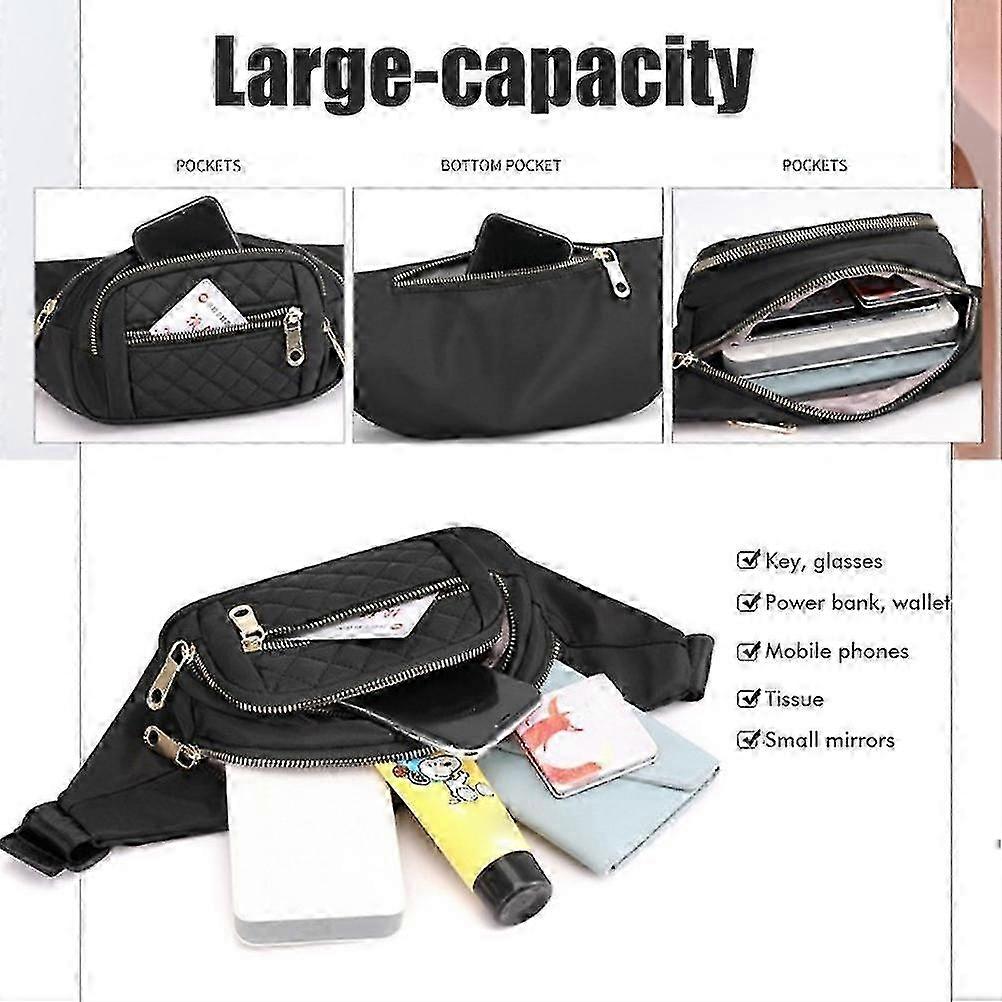 Crossbody Waist Pack Nylon Adjustable