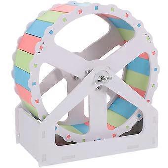 Chinchilla-Laufrad für Zuhause, 1 Set, Selbstmontage, Hamsterrad, PVC