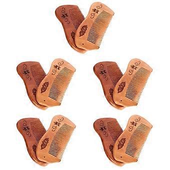Wooden Comb for Women Hair Anti Static Hair Combs 10Pcs