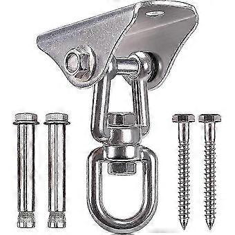 Heavy Duty 360 Swivel Swing Hangers for Concrete Ceiling - 1000 lb Capacity with 4 Screws SH