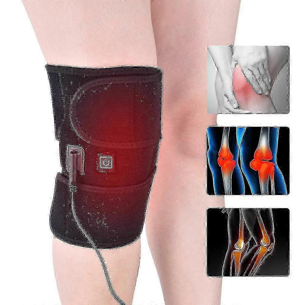 Knee Heating Pad,heated Knee Brace With 3 Adjustable Temperature(1pcs)