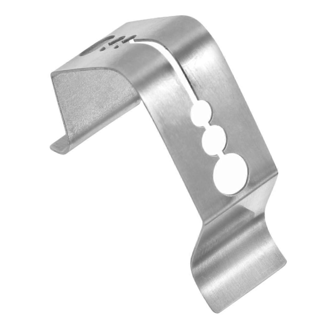 Grill Thermometer Clip, Universal MultiHole Temperature Probe Clip, Secure Edge Probe Holder