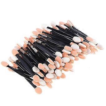 100 Pcs Makeup Sponges Disposable Eyeshadow Brushes Eye Shadow Sponge Applicators Eyeshadow Sponge Brush Cosmetics Brushes