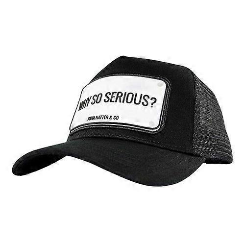 John Hatter Mens Why So Serious? Snapback Cap