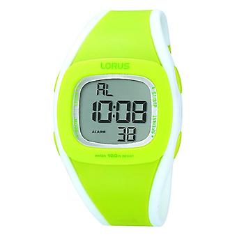 Lorus Uhren Uhr für Frauen Digital Quarz mit R2347GX9 Gummiarmband