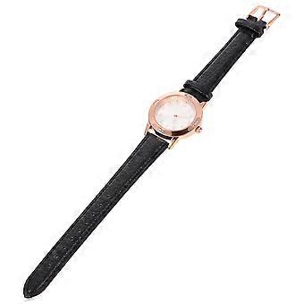 Practical Quartz Waterproof Women's Watch Black 1Pcs