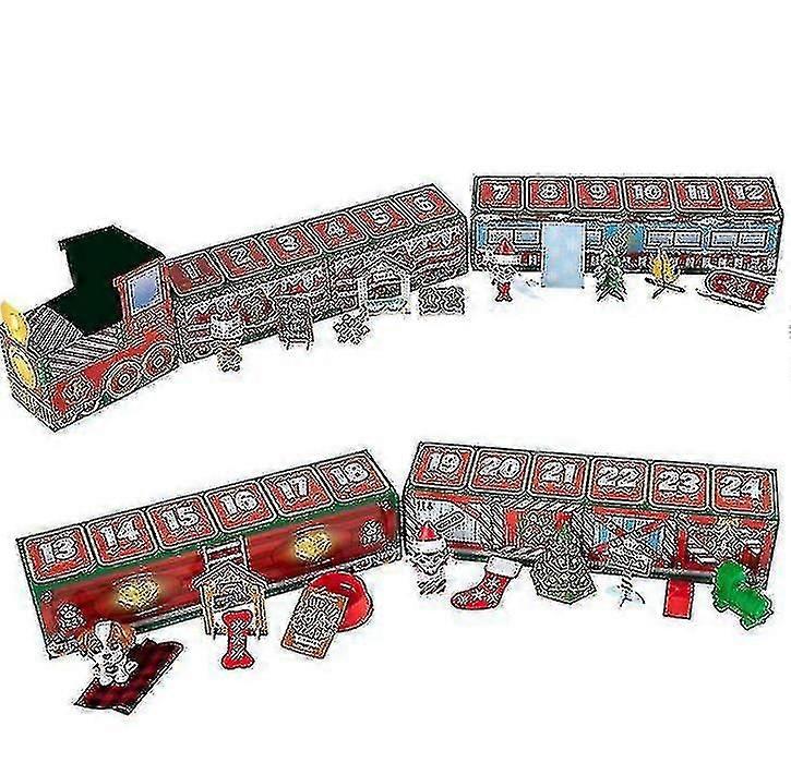 Christmas Train Countdown Gift Blind Box Collectable