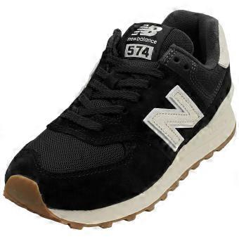 New Balance 574 Unisex Casual Trainers in Black White