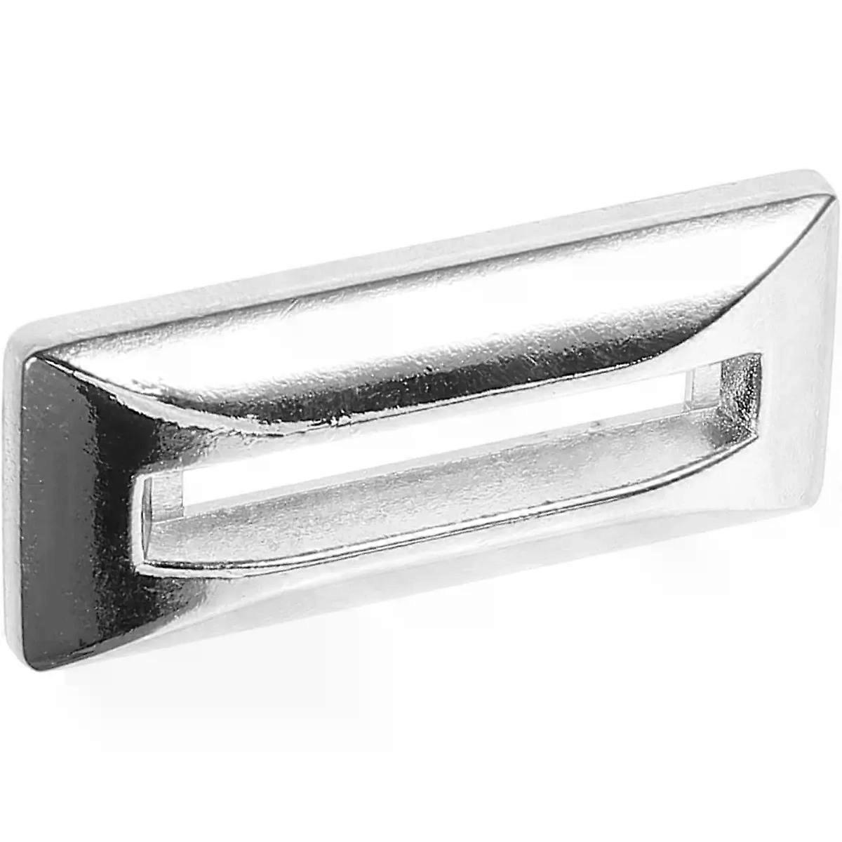 Silver Rectangular Game Console Token Slot Stainless Steel Frame