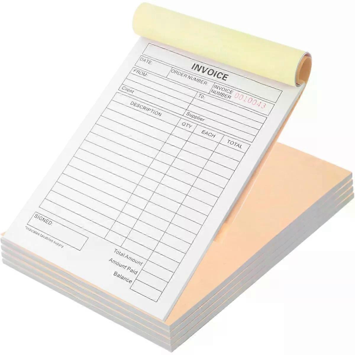 Duplicate Note 5 Pack Paper Book with Board