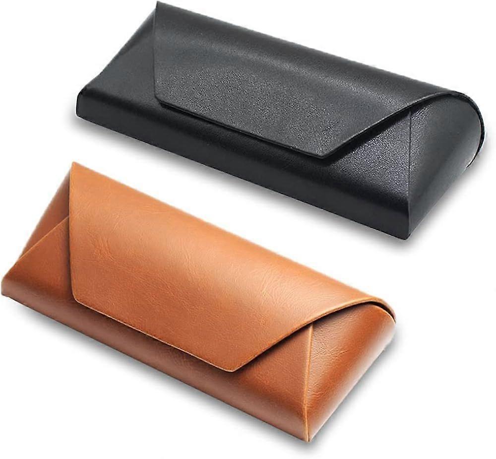 Slim Matte Leather Glasses Storage Case