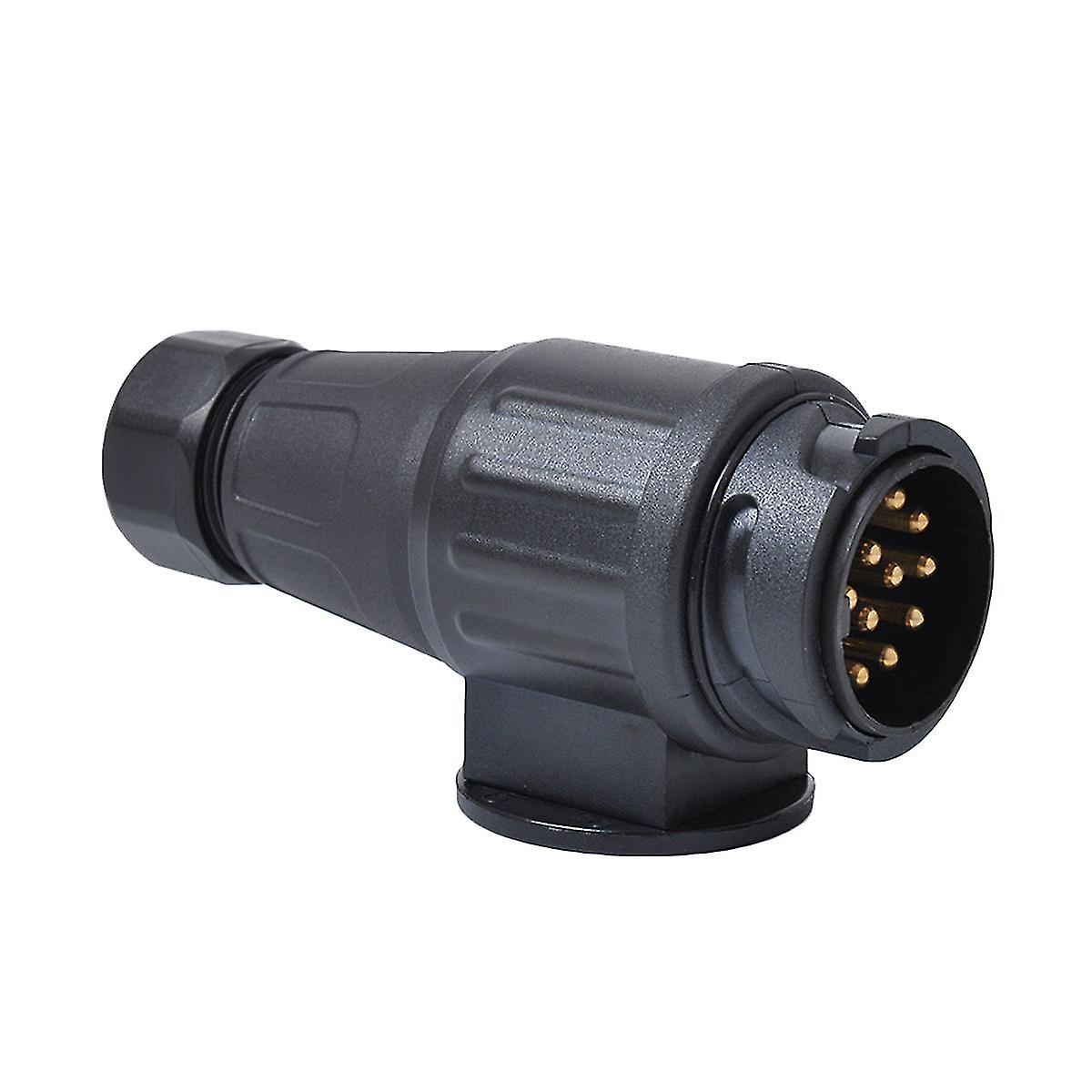 1pc 12Vトレーラープラグプラスチック防水トレーラー13極配線コネクタ電気コネクタアダプタ