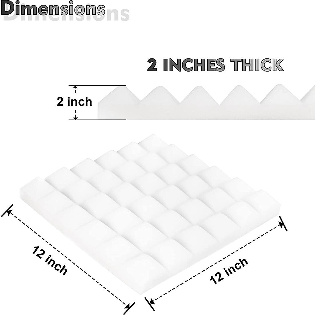 12 Pack Acoustic Panels,sound Proof Foam Panels,studio Soundproofing